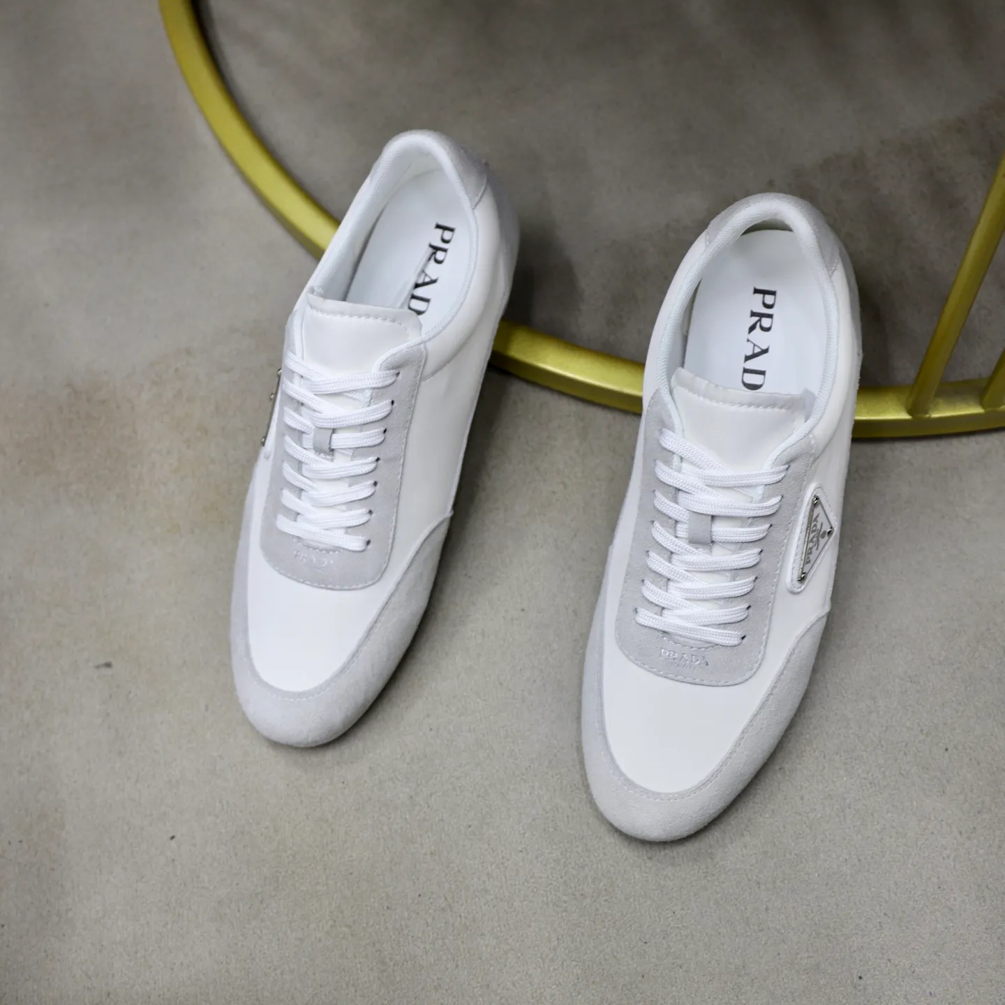Men's shoes: 440💰🙅‍♂️🙅‍♂️🙅‍♂️ Brand: PRADA Standard code: 38–44 (45 can be customized) Level: Same as the official website Material: Original fabric Comfortable and breathable lining Lightweight and wear-resistant outsole Style category: Men's fashionable casual shoes and boots Running sneakers Distinguished luxury brand elements Top luxury Color: actual picture color